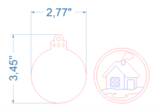 Christmas Tree Toy House SVG laser cut file for Glowforge Product Image 4