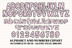 Baby Girl Alphabet, baby girl letters doodle, baby clipart Product Image 4