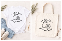 When Life Gives You Lemons SVG | Lemon Citrus Quote PNG Product Image 4