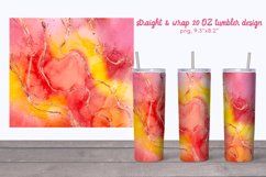 Bright summer tumbler in red, orange colors. 20 oz Tumbler Product Image 1
