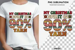 Christmas crochet png design for T-shirts Product Image 4