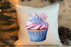 Christmas Cupcake Collection, Christmas Cupcake Clipart Product Image 4