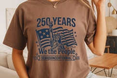 We The People Svg, USA 250th Anniversary Svg, Patriotic Svg. Product Image 5
