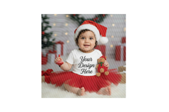Christmas Baby Mockup Bundle | 4 PNG Photo Mockups Product Image 3