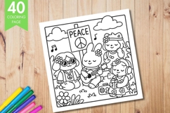 Cozy Eras Coloring Book, Cute and Cozy Digital Coloring Product Image 4