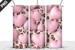 Lovely Hearts Tumbler Design | Valentine&#039;s Day Tumbler Wrap Product Image 1