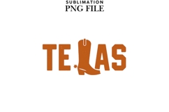 Texas state png design for T-shirts Product Image 1