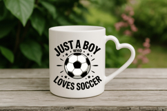 Just A Boy Who loves Soccer PNG Sublimation | Soccer PNG Des Product Image 4