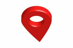 3D Location Pin Collection for Gaps Map Product Image 3