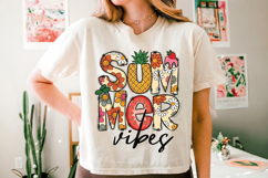 Summer vibes PNG sublimation |Beach &amp; Summer PNG T-Shirt Product Image 9