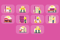 Delivery Package Illustration Pack Product Image 4