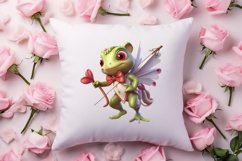 Adorable Animals Cupid Valentine Clipart sublimation Product Image 4