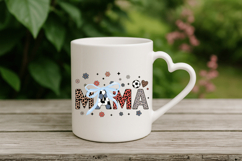 Mama PNG Sublimation | Soccer PNG Design Product Image 4