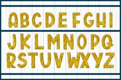 8 Winter Alphabets Bundle, Decorative ABC Sublimation Files Product Image 6