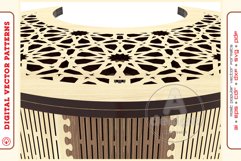 Box Organizer v7 - laser cut file - Glowforge ready SVG Product Image 4