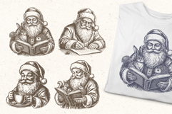 Vintage Christmas Clipart Bundle Product Image 4