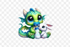 Baby Dragon Sublimation Clipart Product Image 3