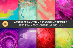 29 Abstract Painterly Background Textures: High Resolution Product Image 4