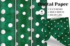 Polka dots Background Wallpaper Digital Paper Gift Wrap_32 Product Image 1