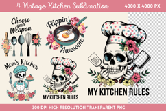 Vintage Kitchen Sublimation PNG Product Image 1