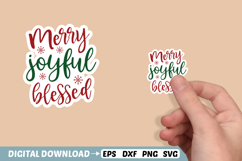 Christmas Stickers SVG Bundle, Santa Stickers SVG, Christmas Product Image 3