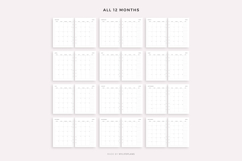 2030 Monthly Calendar on Two Pages with Notes, Printable Product Image 4