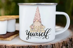 Love Yourself | Valentines Day | Valentine Pink Gnome Product Image 4