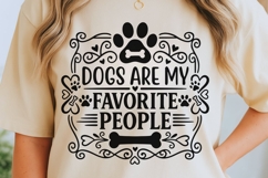 Dogs Are My Favorite People Svg, Dog Mom Svg, Dog Lover Svg. Product Image 5