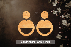 60 SUPER Summer Style Laser Cut Earrings SVG File Product Image 5