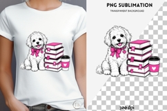 Book besties png design for T-shirts Product Image 4