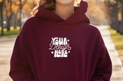 Gildan 18500 Hoodie Mockups, Christmas Gildan 18500 ladies Product Image 1