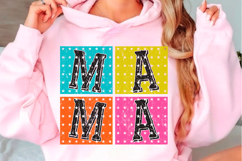 Checkered Mama PNG, Retro Mama SVG PNG Product Image 4
