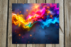 Abstract rainbow | 4 Straight Skinny Tumbler designs PL Product Image 4