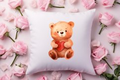 Valentines Day Bear Clipart, Christmas Clipart Product Image 4