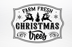 Vintage Christmas Sign SVG Product Image 4