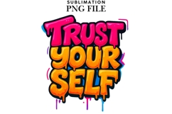 Trust yourself design for T-shirts Product Image 2