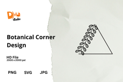 Botanical Corner Design Product Image 1