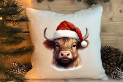 Christmas Farm Animal Peeking Clipart Sublimation Product Image 4