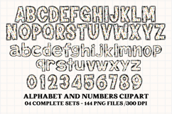 Back to School Alphabet png, letters doodle, school clipart Product Image 4