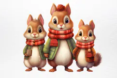 Christmas Family Animals Sublimation PNG Product Image 4