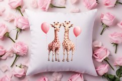 Valentines Day Animal Couple Clipart, Valentine Couple Product Image 4