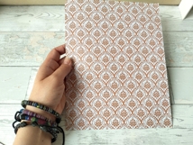 Wallpaper with old ornaments ivory yellow cream dollhouse Product Image 4