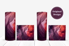Liquid Waves Tumbler Template, Shimmer Tumbler Sublimation Product Image 4