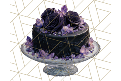 Realistic Halloween Cake Clipart PNG, Spooky Desserts Product Image 4
