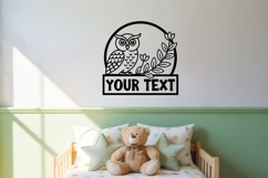Personalized Owl SVG Laser Cut| Custom Clipart &amp; T-Shirt Product Image 4