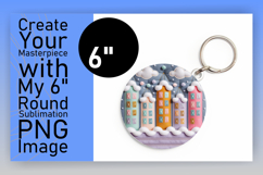 Charming Round Design for Sublimation , Holiday Product Image 1