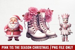 Pink Tis The Season Christmas Sublimation Product Image 1