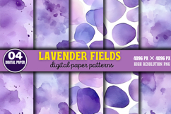 Lavender Fields Graphics Background PNG Product Image 1