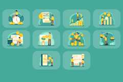 Financial Illustration Pack Product Image 4