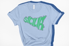Sicilia Word Art SVG cut file Product Image 3